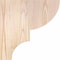 Ekena Millwork Ridgewood Smooth Corbel, Douglas Fir, 3 1/2"W x 12"D x 12"H COR04X12X12RID00SDF - alternate 3